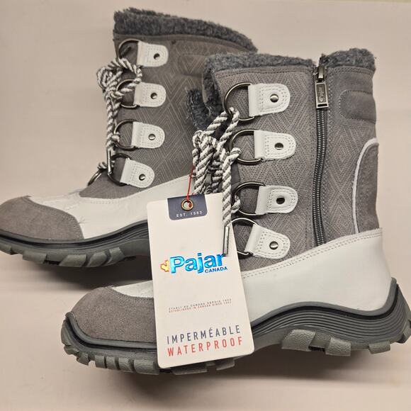 NEW Pajar Alina Waterproof Insulated Lace-Up Zip Side Boot , EU 38, US 7-7.5 - Picture 3 of 16